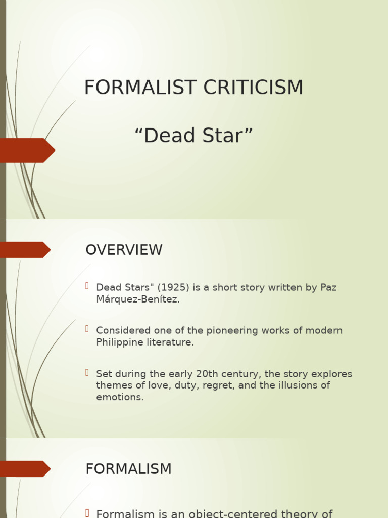 Formalist Criticism | PDF | Love | Narrative
