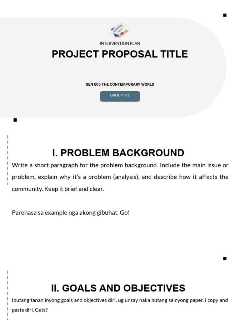 Intervention Plan for Contemporary Issues | PDF