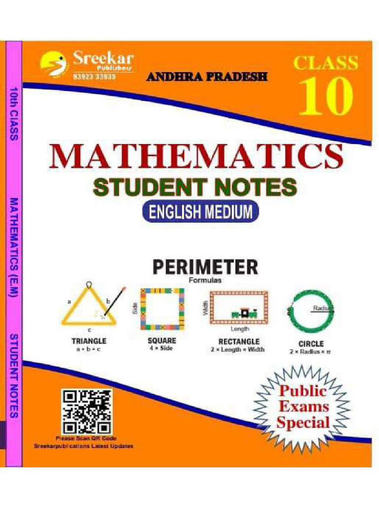 10th Mathematics Material | PDF