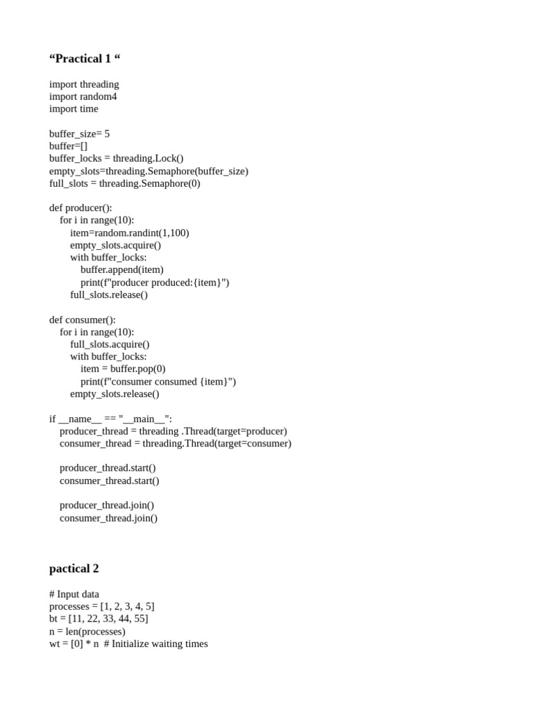 Threading and Resource Management in Python | PDF | Computing ...