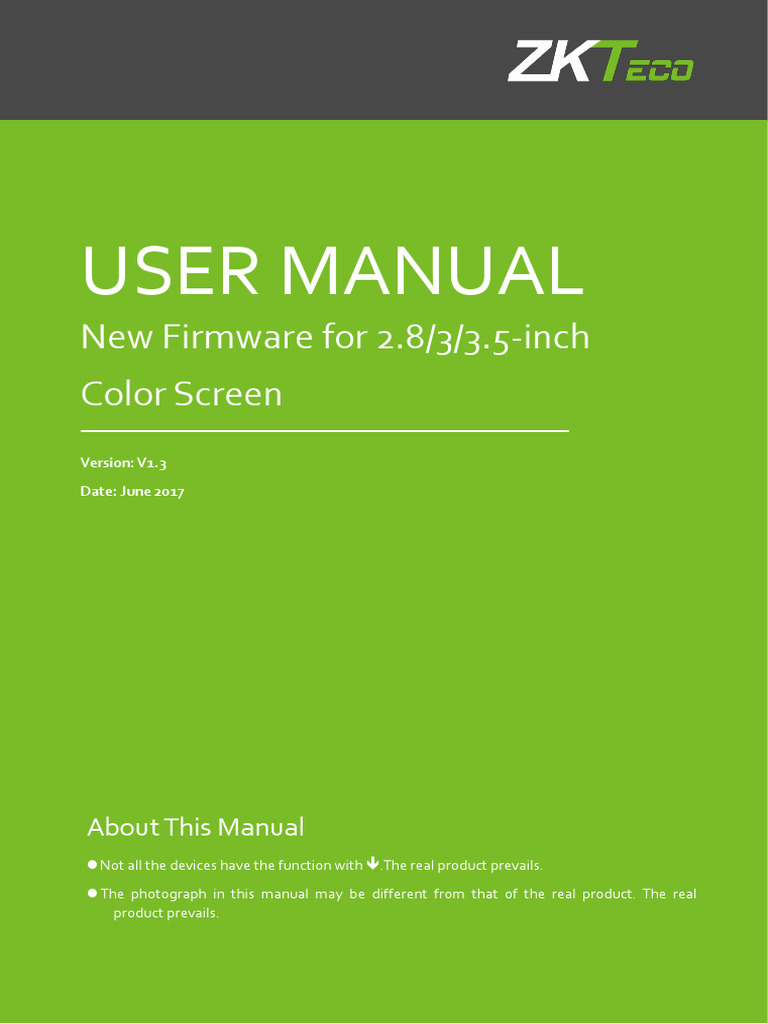 User Manual for Fingerprint Terminal V1.3 | PDF | Wi Fi | Computer Network