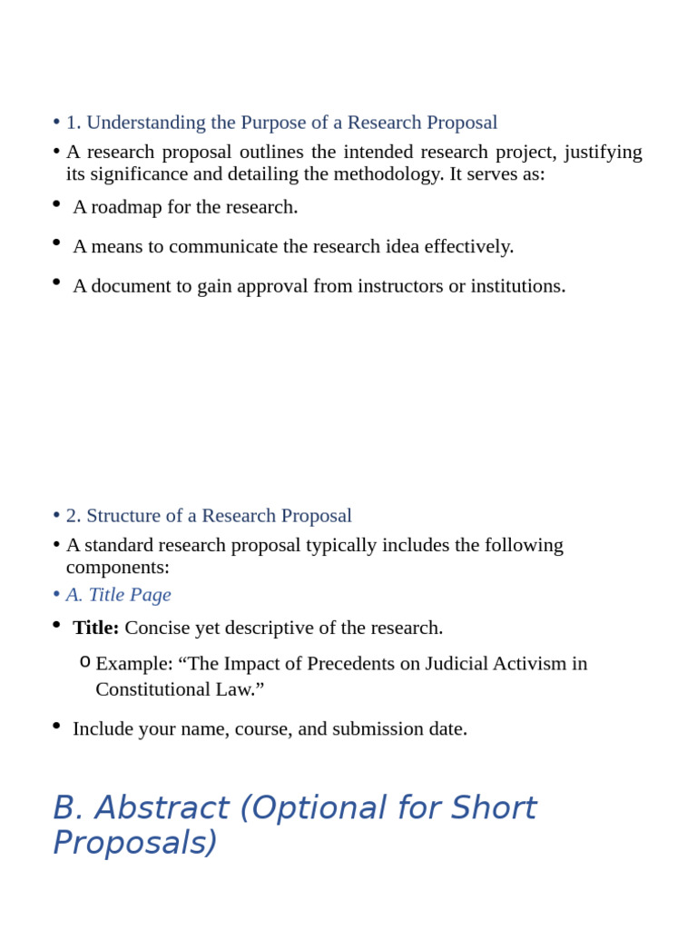 LLB Research Proposal | PDF | Precedent | Methodology