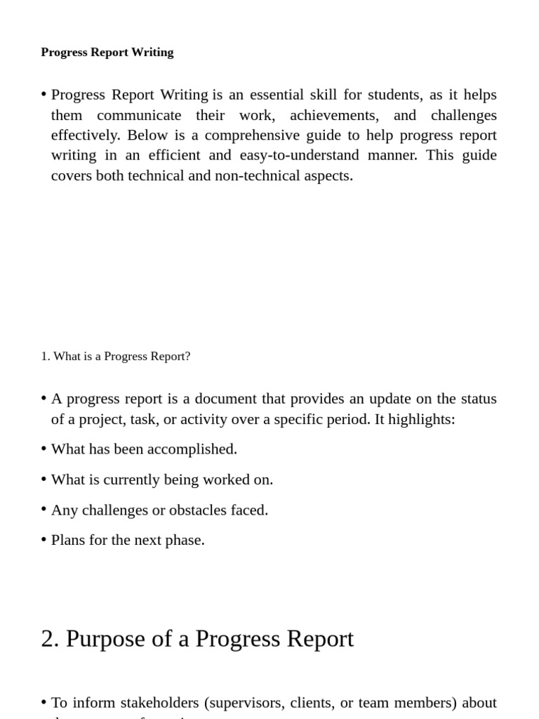 Progress Report Writing | PDF | Software Testing | Computing
