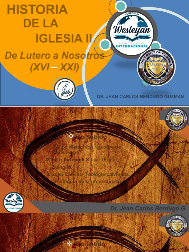 Clase 2 - Historia Iglesia Ii | PDF | protestantismo | presbiterianismo