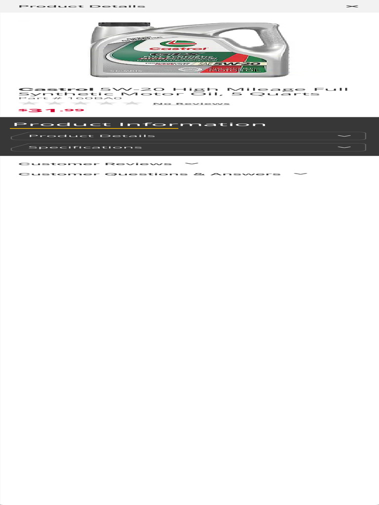 CREATE AN OIL CHANGE BUNDLE SPECIFIC TO YOUR VEHICLE intelligence overview