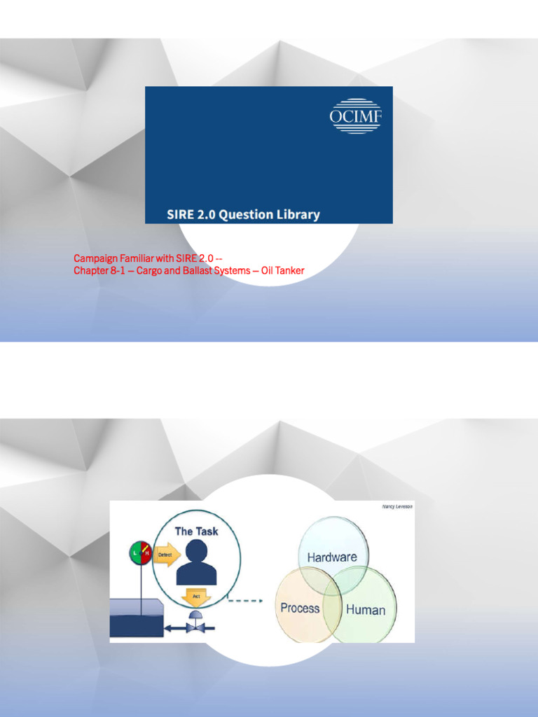 SIRE 2.0 Safety Procedures Overview | PDF | Oil Tanker