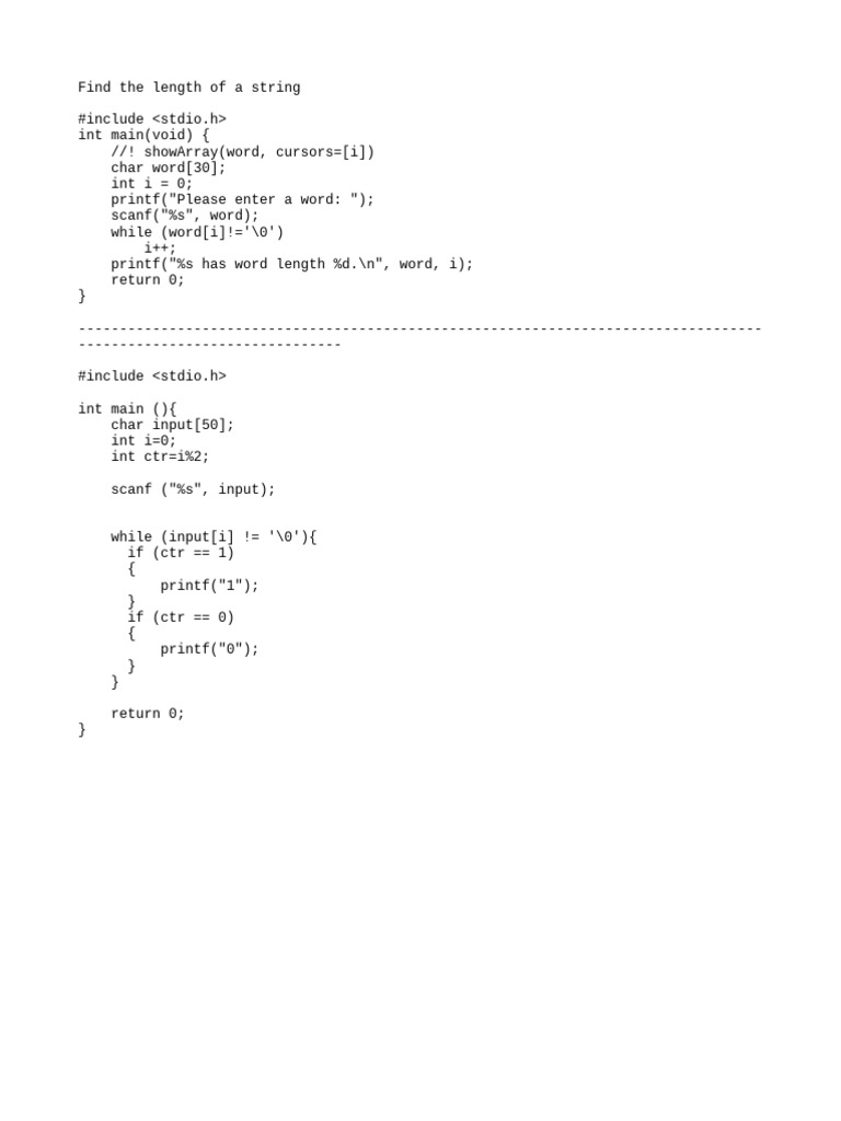 Find The Length of A String | PDF