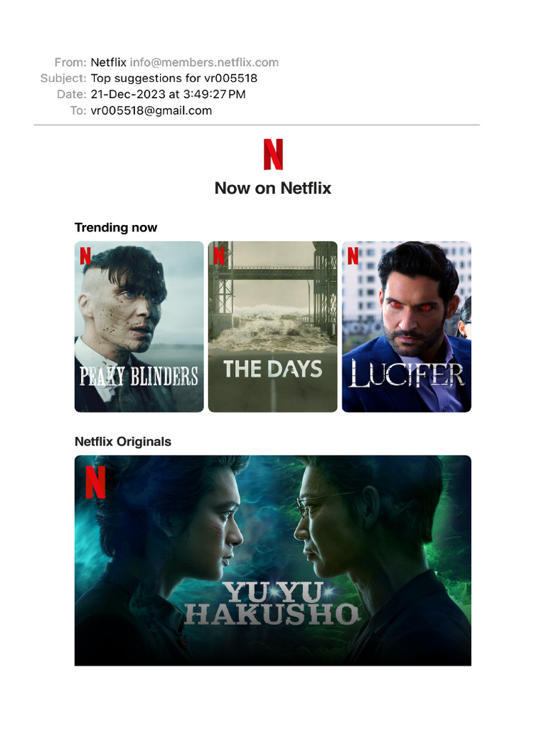 New Netflix Originals to Watch Now | PDF