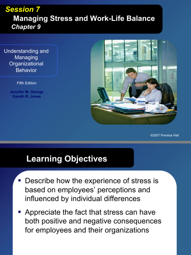 Session 7 - Managing Stress and Work-Life Balance | PDF | Stress ...