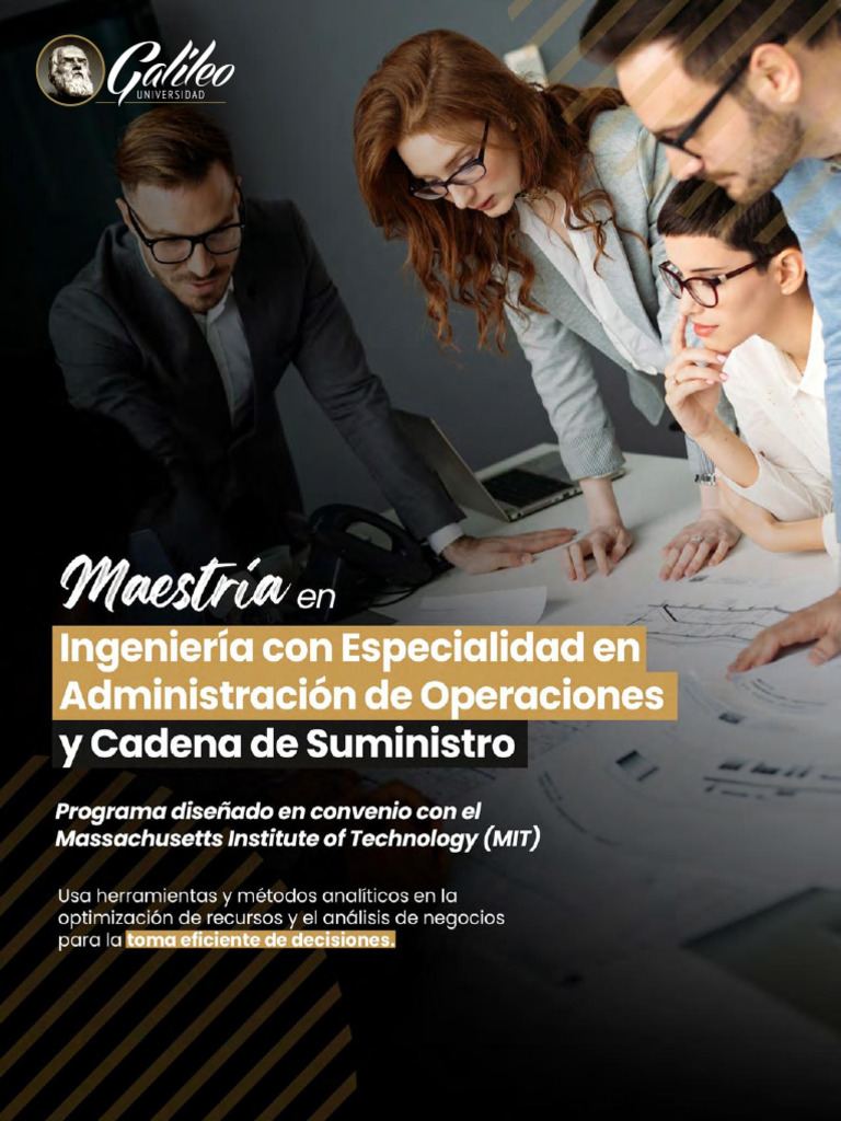 FISICC Maestria Ingenieria Administracion Operaciones Cadena Suministro ...