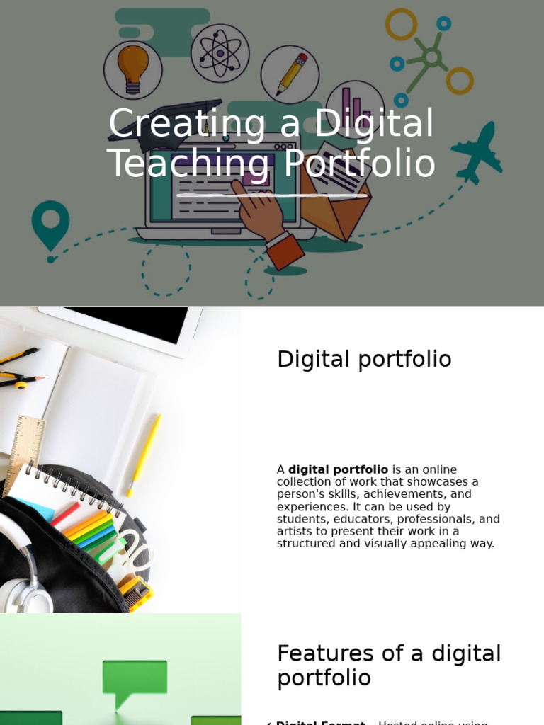Building Your Digital Teaching Portfolio | PDF | Teachers | Lesson Plan