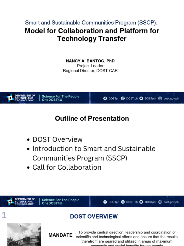SSCP Model Model For Collaboration and Platform For Technology Transfer ...