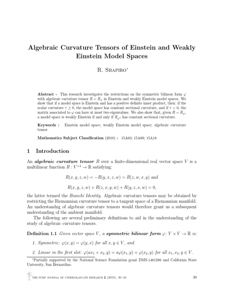 Sraianu,+shapiro Pjur Template | PDF | Eigenvalues And Eigenvectors ...
