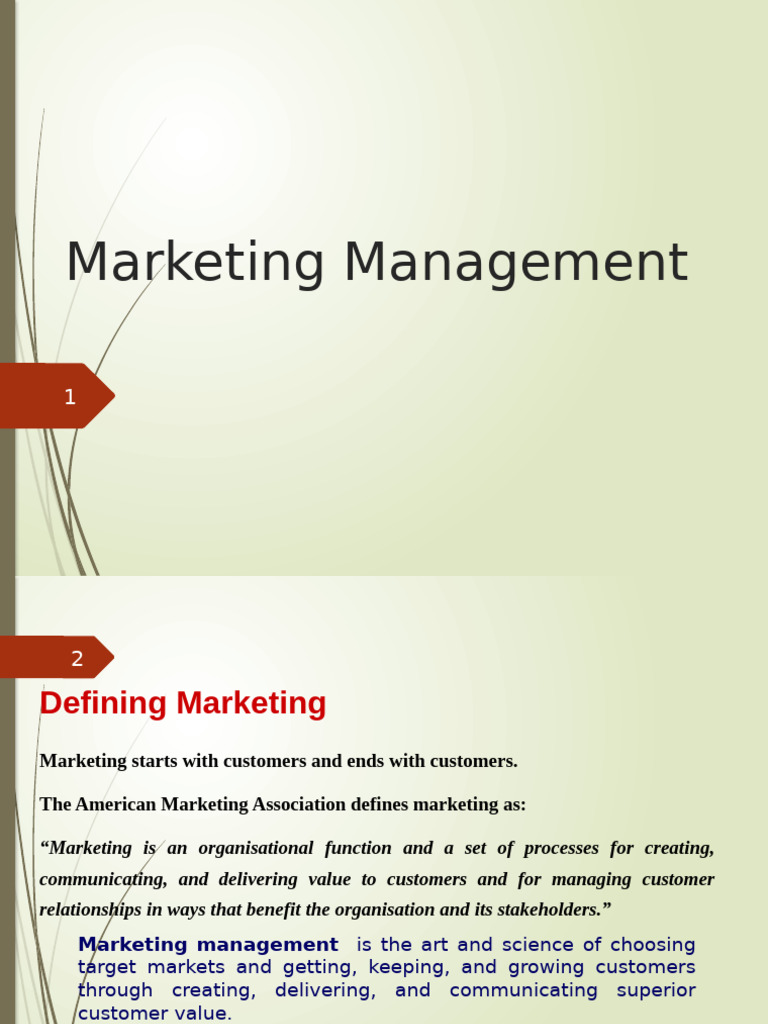 Marketing Management Essentials Explained Pdf Marketing Pricing