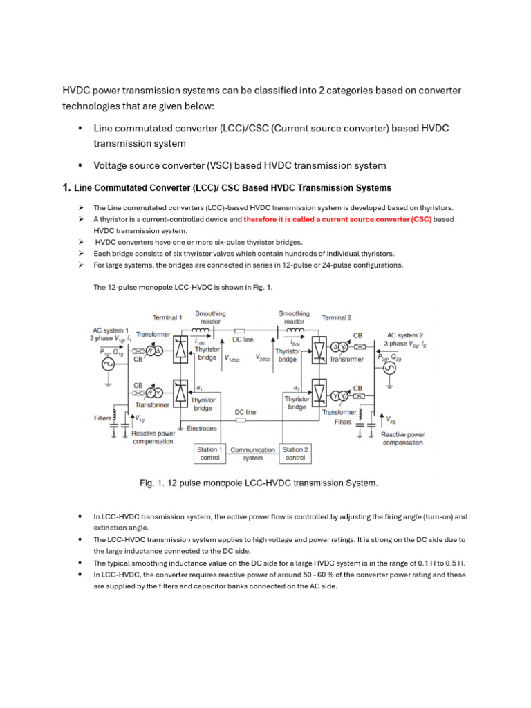 VSC vs CSC: Key Differences Explained | PDF | High Voltage Direct ...