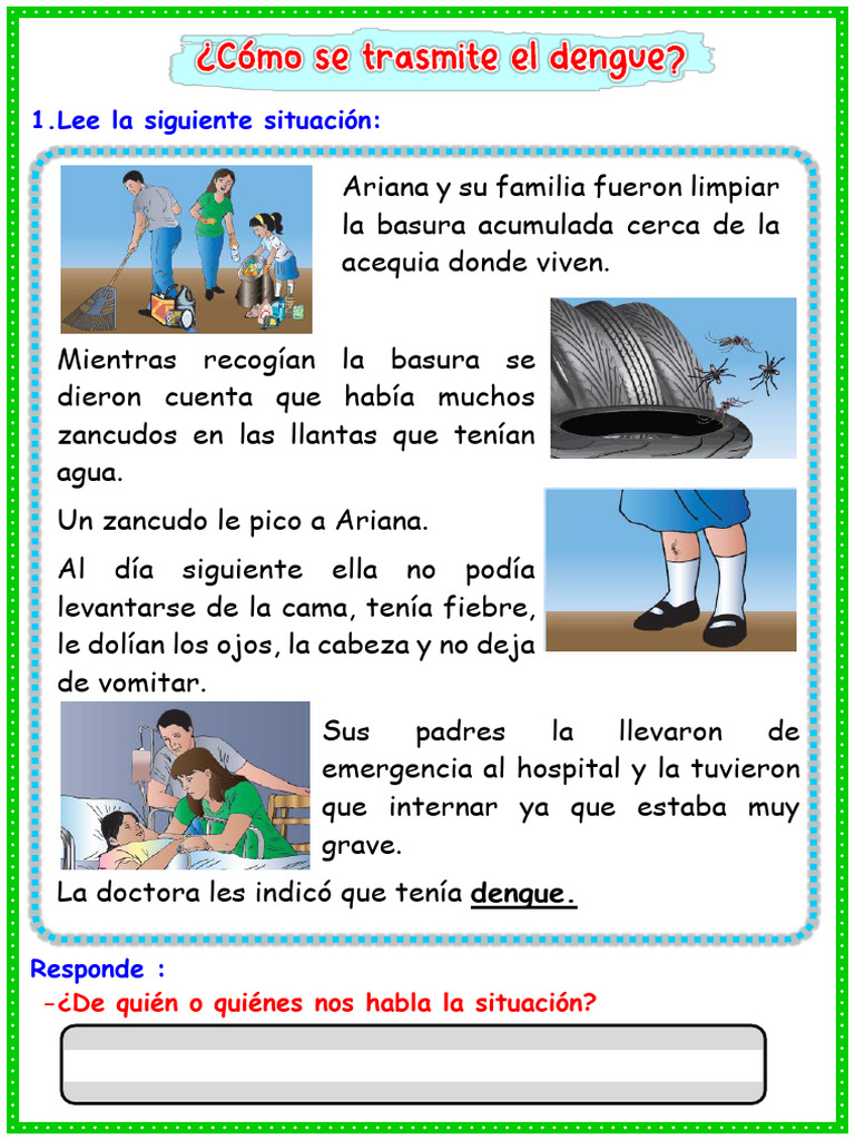 Como Se Transmite El Dengue 4 de Abril | PDF