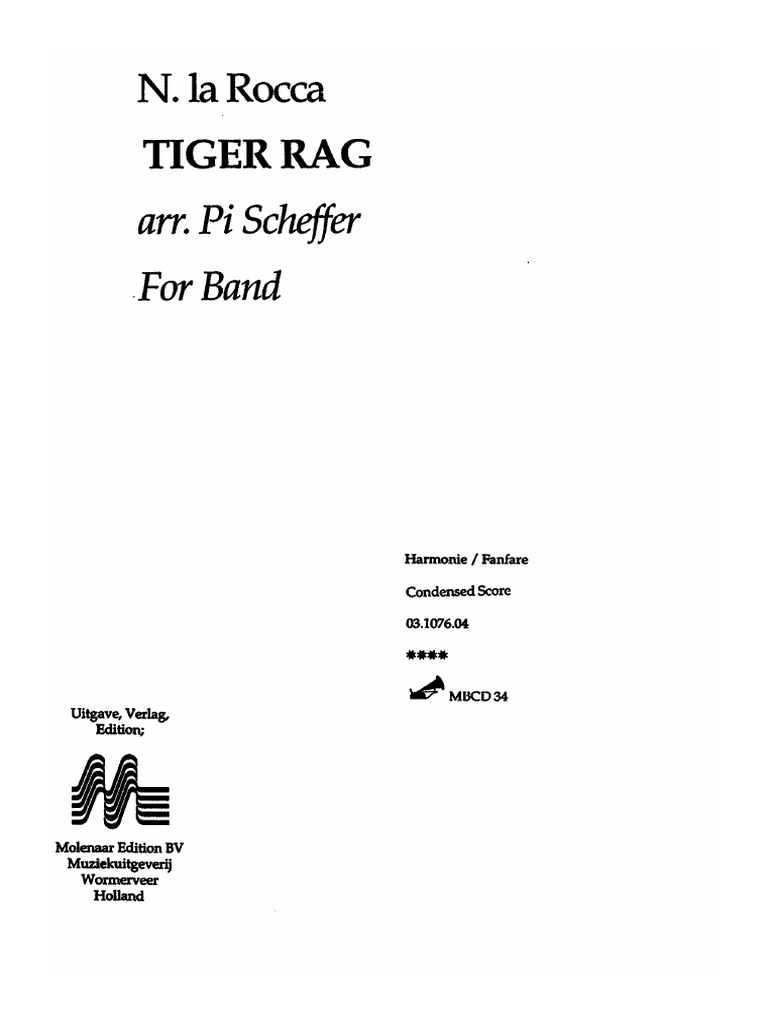 0-8 Tiger Rag ORIGINAL director | PDF