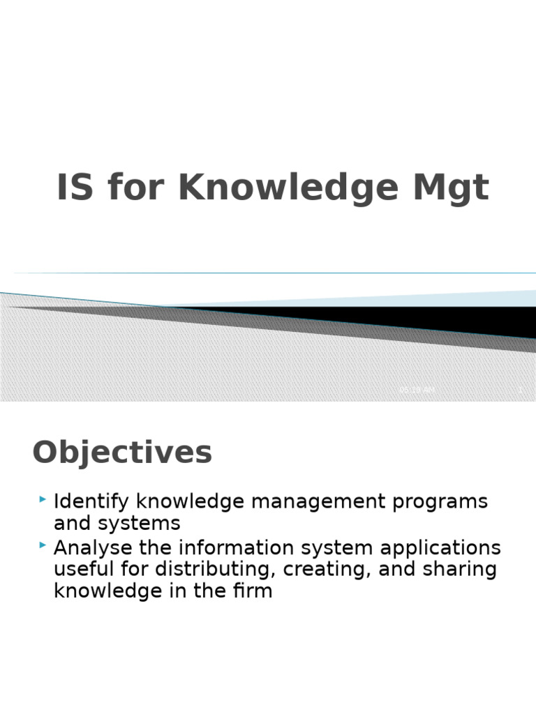Knowledge Management Systems Overview | PDF | Artificial Intelligence ...