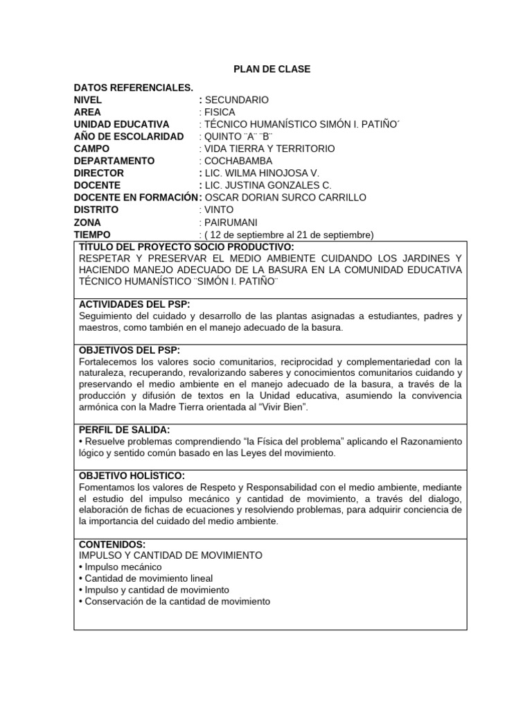 PDC 5to Fisica-1 | PDF | Impulso | Fuerza