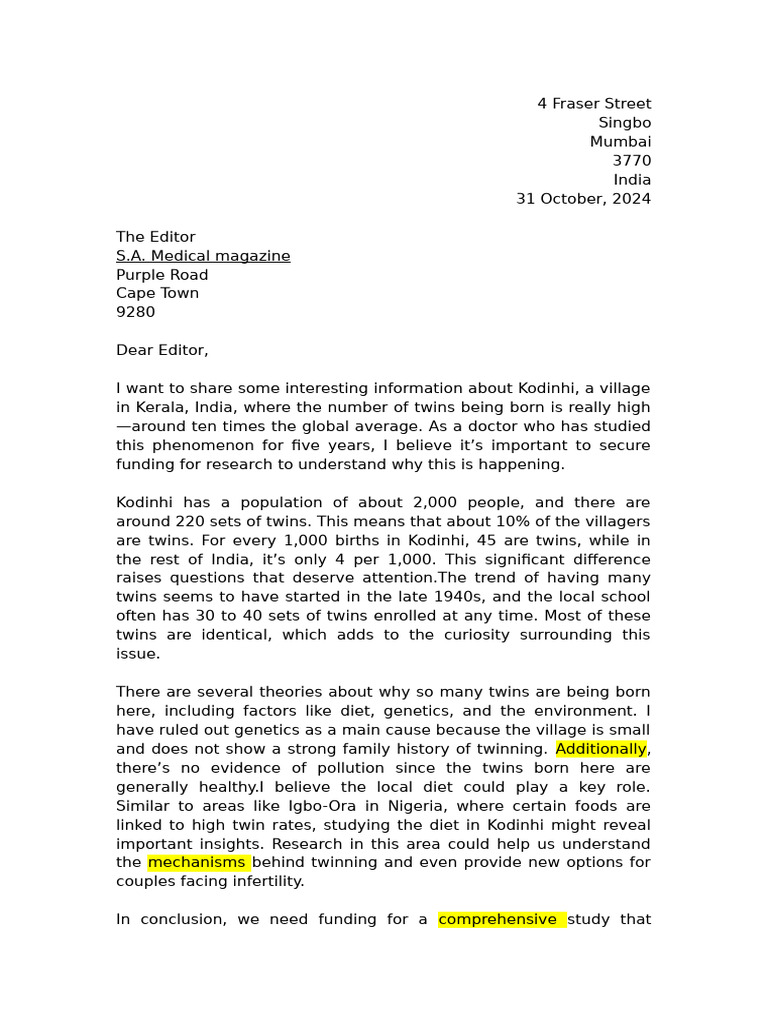 Dear Editor | PDF