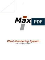 Plant Numbering