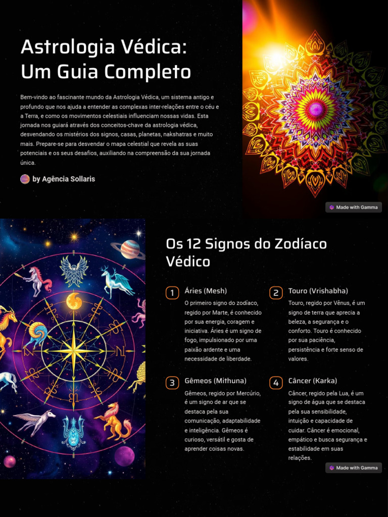 Guia Completo da Astrologia Védica | PDF | Signo do zodíaco | Zodíaco