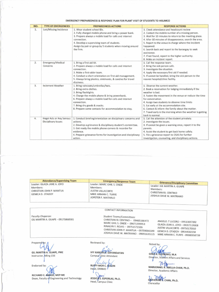 Photo inspiration: G Network Configuration For Emergency Response Reference: 9 G Emergency Preparedness Plan