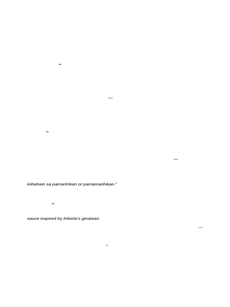 Script For Waitstaff | PDF