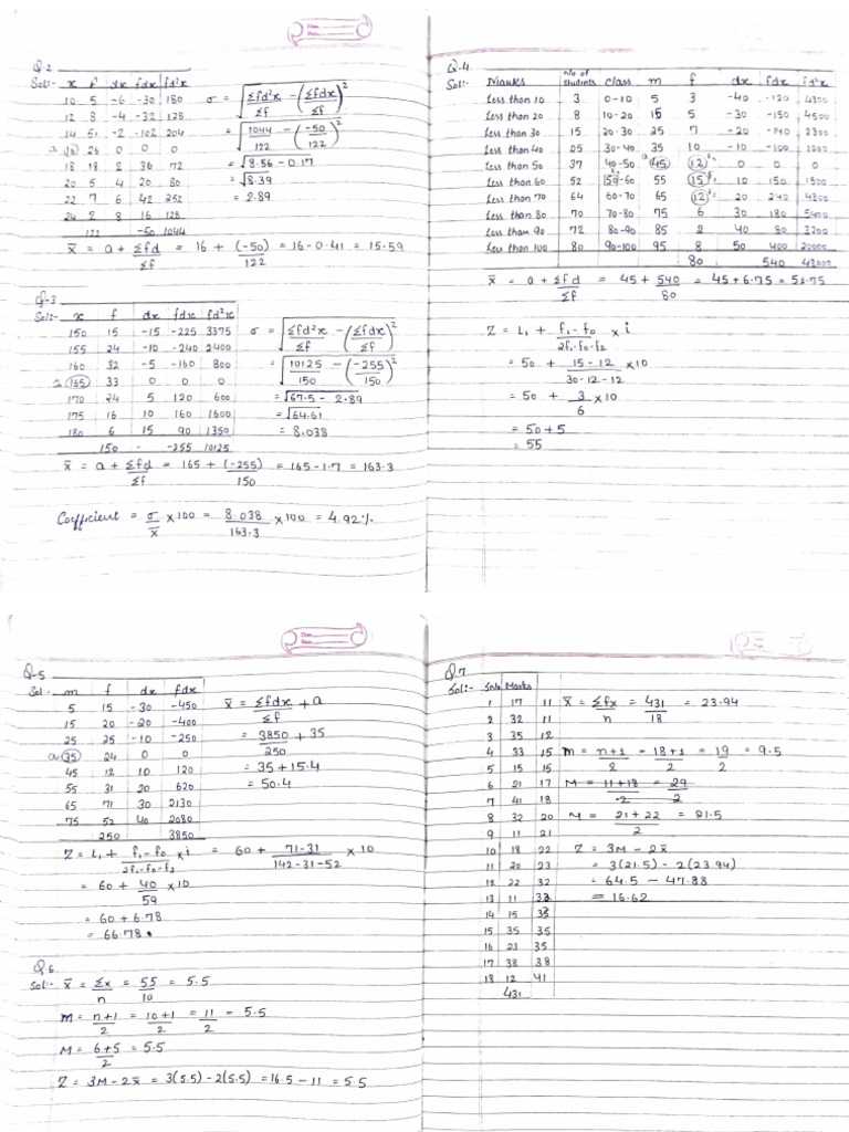 Maths Notes 1 | PDF