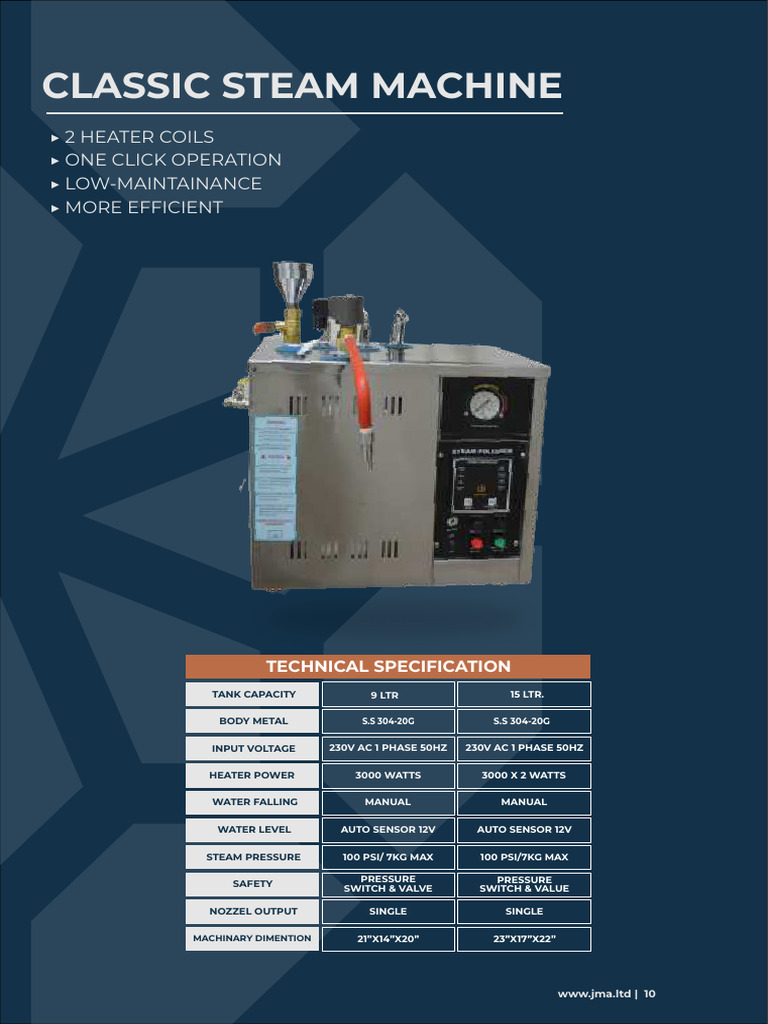 Classic Steam Machine Specifications | PDF | Mechanical Engineering ...