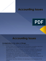 Accounting Issues