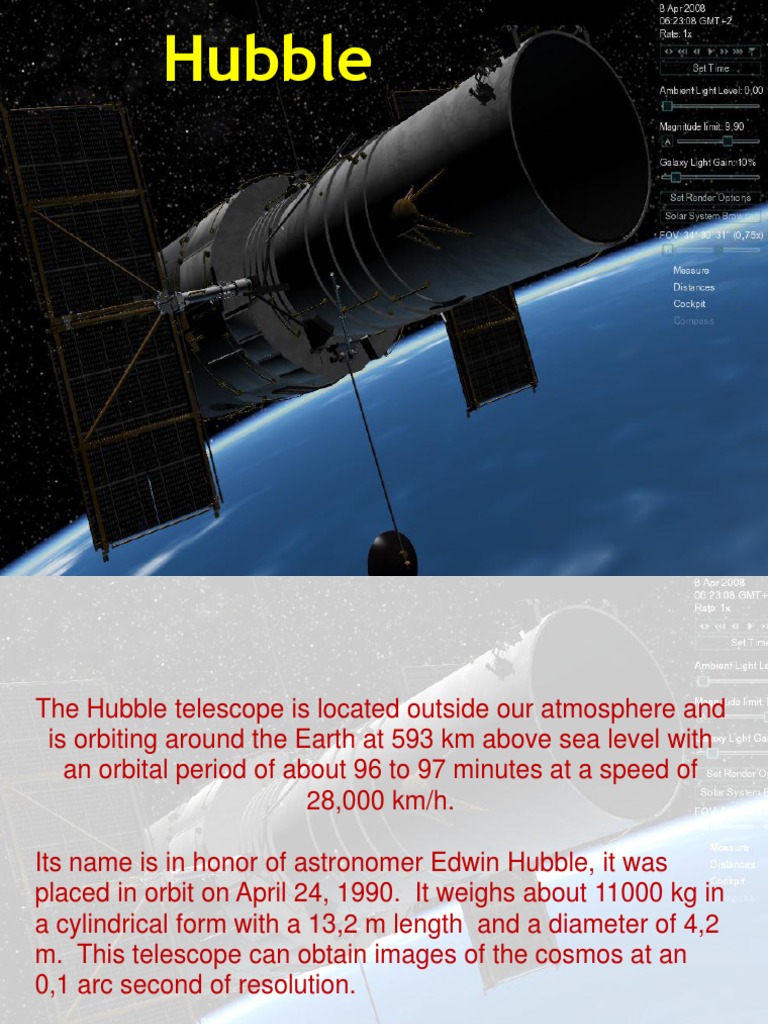 English Astronomie | Natural Satellite | Hubble Space Telescope