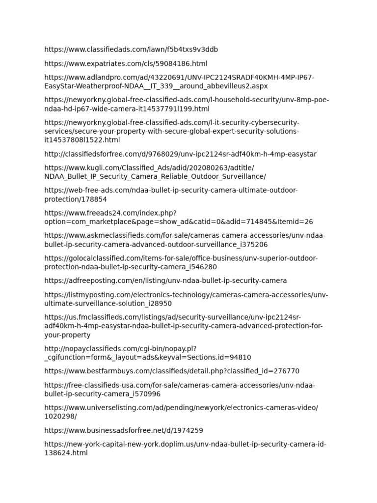 Top Classified Site List | PDF