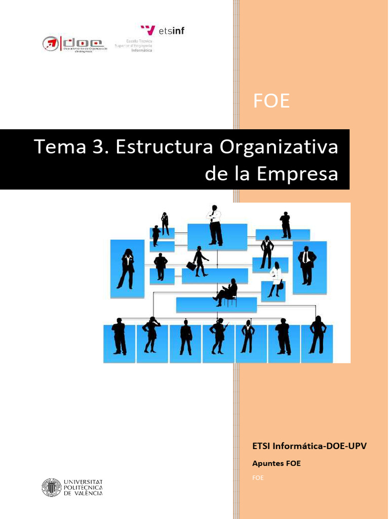 Estructura Organizativa de la Empresa | PDF | Business | Economias