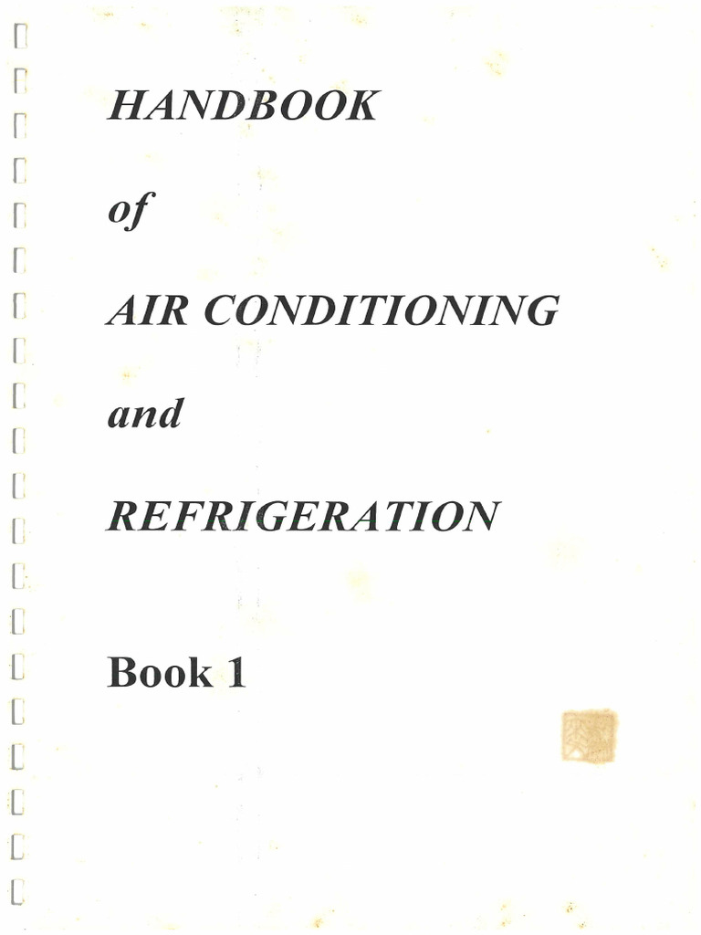 Handbook of AC&R Bk1 | PDF