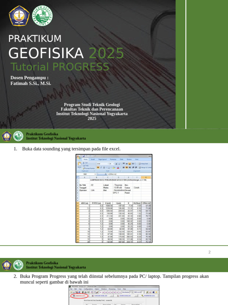 Tutorial Progres 2025 | PDF