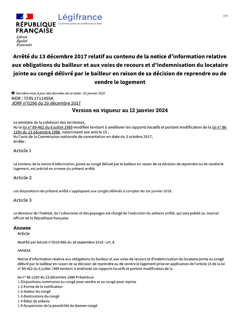 Notice D'information | PDF