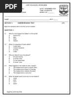 Grade 2 Maths Baseline Assessment 2025 | PDF | Mathematics