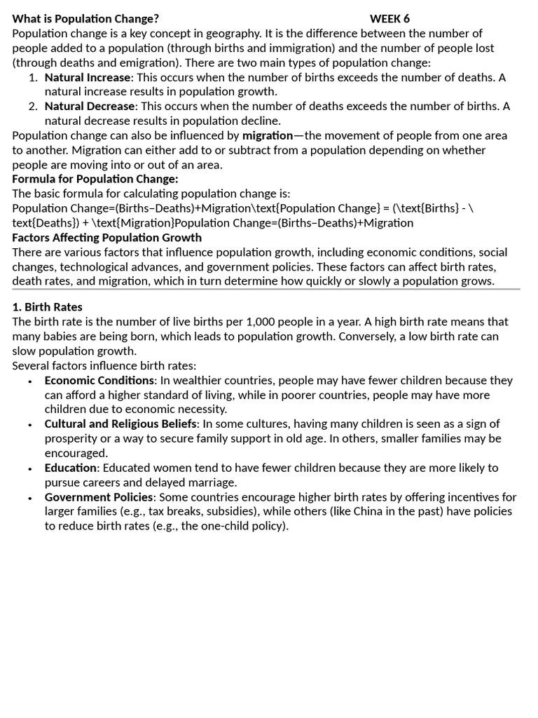 Demographic Transition and Population Pyramids | PDF | Human Migration ...