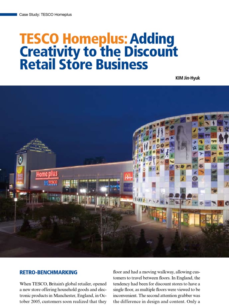 Case Study TESCO Homeplus PDF Tesco Retail