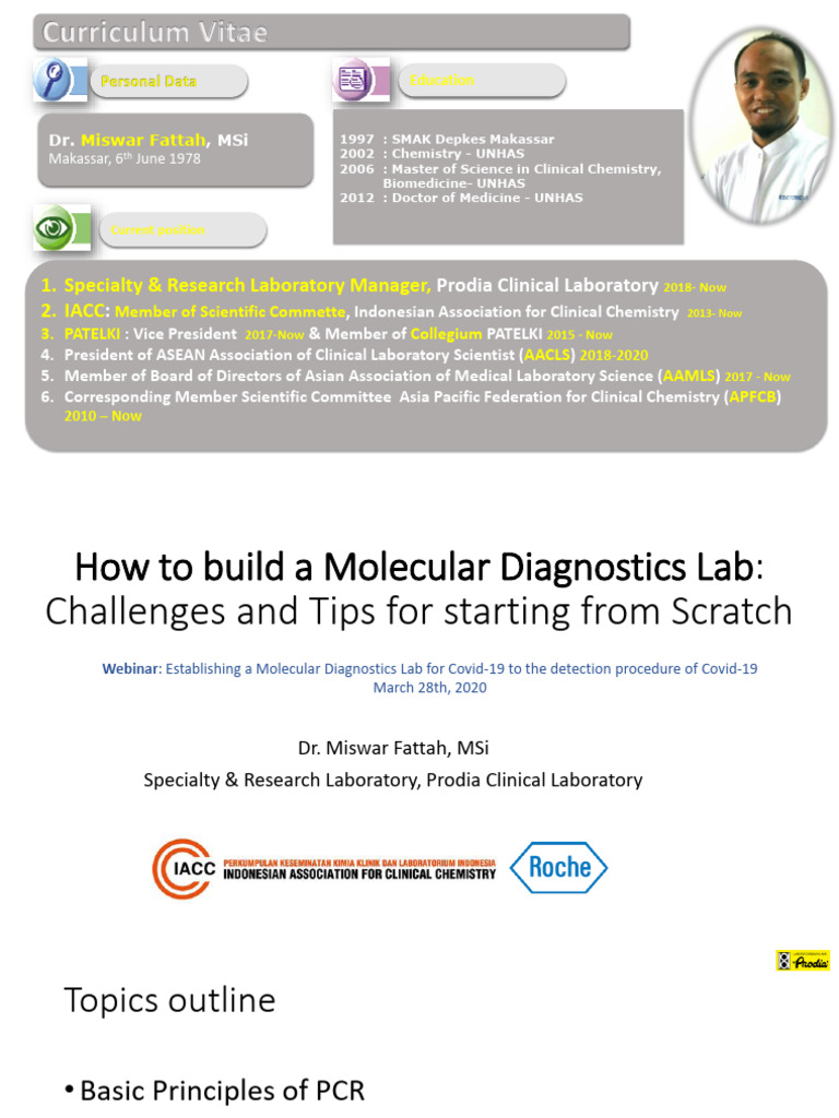 Establishing Molecular Labs for Diagnostics | PDF | Polymerase Chain ...