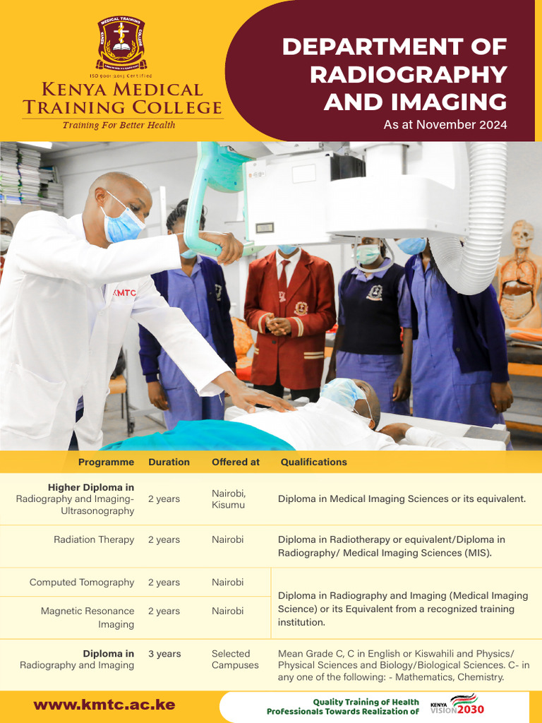 Radiography Programs at KMTC Kenya | PDF