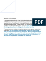 Removal of FCC Catalyst