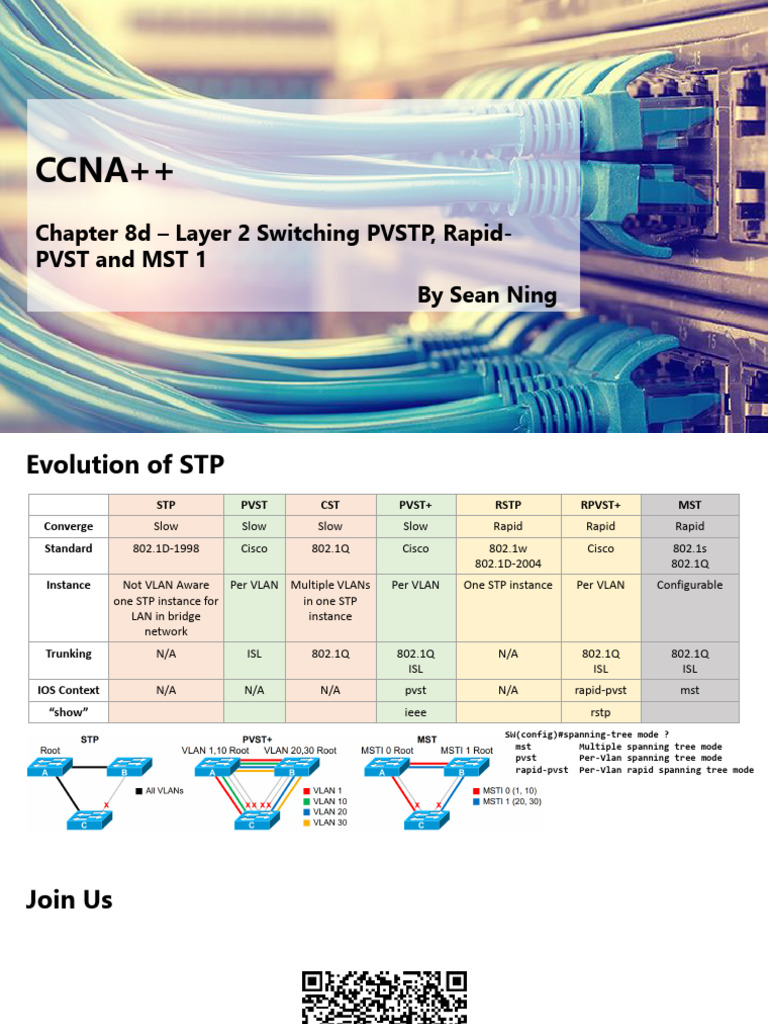 PVSTP and MST Overview in Layer 2 Switching | PDF