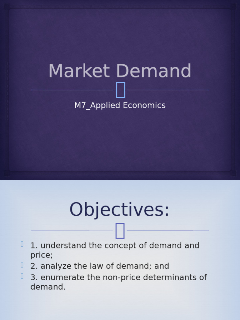 M7 | PDF | Demand | Demand Curve