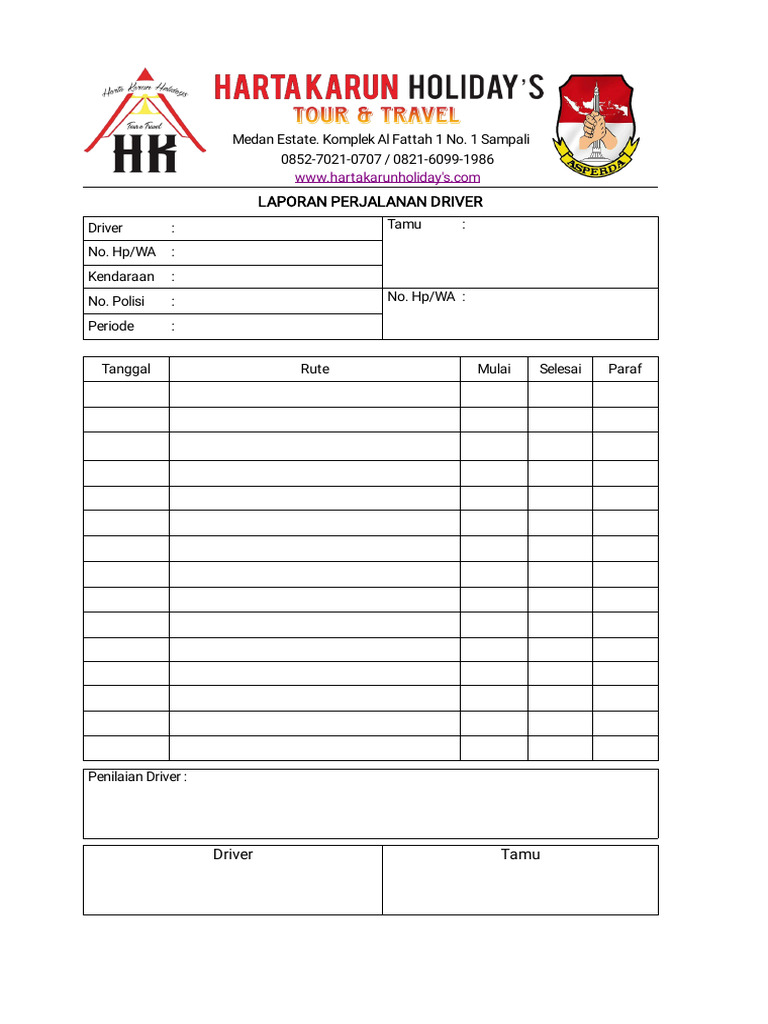 HK Driver Form Logo | PDF