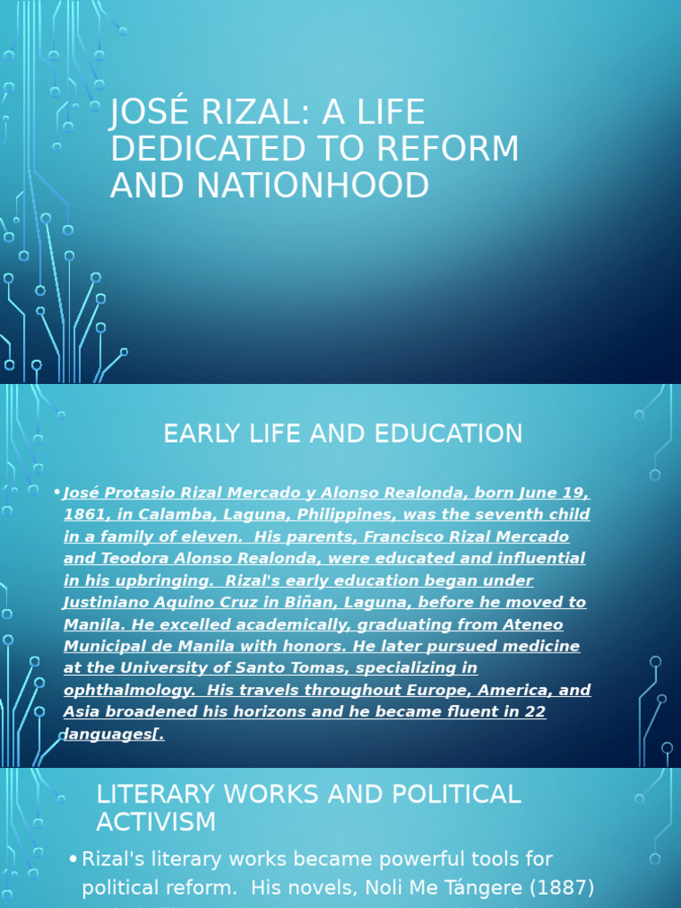 José Rizal: Life, Works, and Legacy | PDF