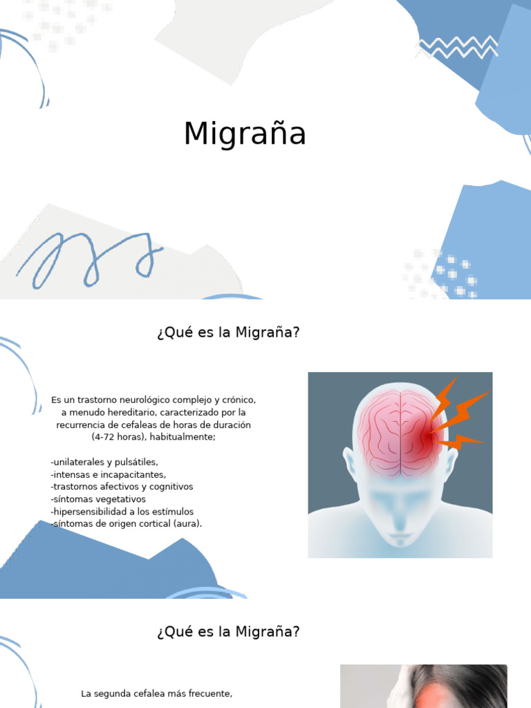 Cefalea 20250309 163820 0000 | PDF | Migraña | Dolor de cabeza