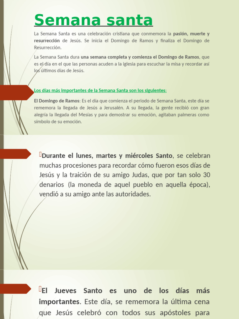 Fe y tradiciones de la Semana Santa | PDF
