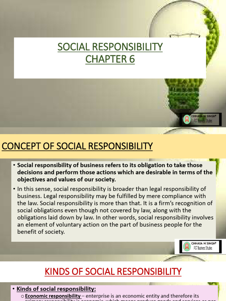 Social Responsibility in Business | PDF | Employment | Business Ethics